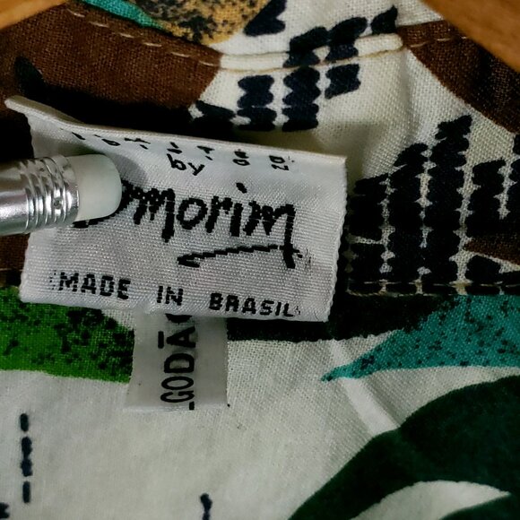 Vtg Rio Collection Shirt Mens Large By Amorim Hawaiian Style Multicolor Floral - Picture 7 of 12